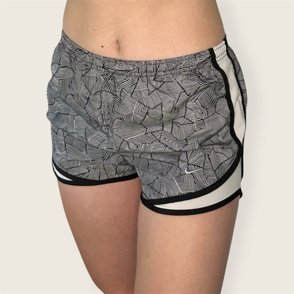 Nike Black and White Running Shorts